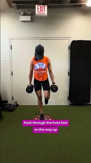 DB Reverse Lunge to Knee Drive