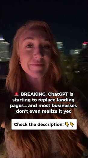 ChatGPT is starting to replace landing pages… and most businesses don’t even realize it yet