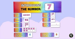 Classroom Display for Numbers 1 - 10