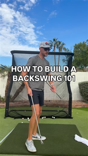 Here’s one of my favorite drills to help players build a solid backswing - - - - - - - #golf #golfswing #golftips #golfcoach #golfinstruction | Brian Mogg Golf