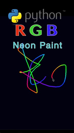This Python Code Draws RGB Light ✨🐍
