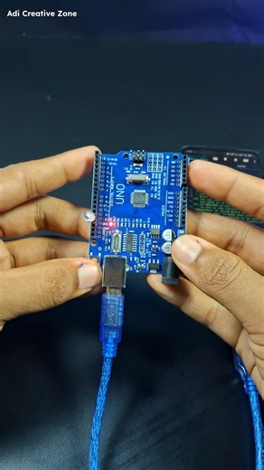 Ardino Uno Led Blinking Coding Upload |#arduino #project #shorts