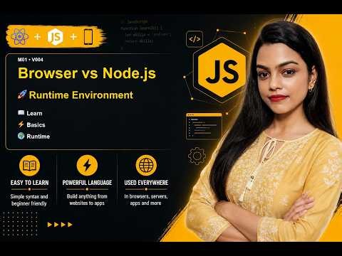 Browser vs Node.js: What’s the Difference? (JavaScript Environment Guide)