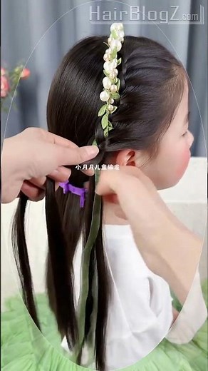 Enchanting Flower Crown Hairstyle Tutorial for Little Girls