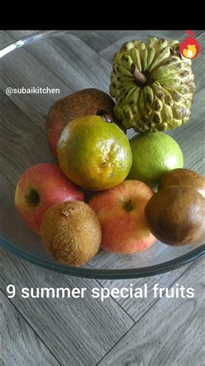 9 Summer Fruits Basket 🍎🍌🍊 | Healthy Fruit Bowl Ideas | Special Fruit Basket #Shorts#Fruits #viral