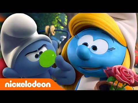 The Smurfs | Hefty Smurf Jatuh Cinta! | Nickelodeon Bahasa