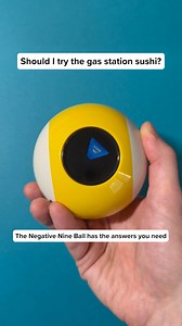The Negative Nine Ball is here to save you from yourself! Just ask a yes or no question, shake the ball, and reveal the answer. No more debating whether to text your ex or try that gas station sushi – The Negative Nine Ball knows what's best for you. | Dissent Pins
