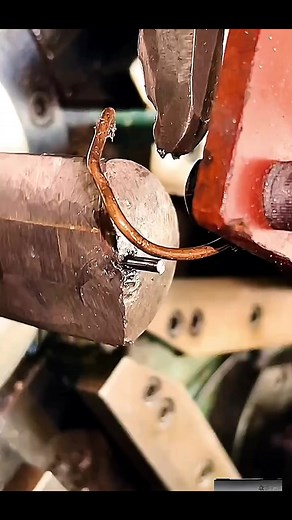 Fire extinguisher pull ring manufacturing #ring #firering #Manufacturing #machine #steel #Steelers #reelsvideo #facebookreel | WeldTech Industry