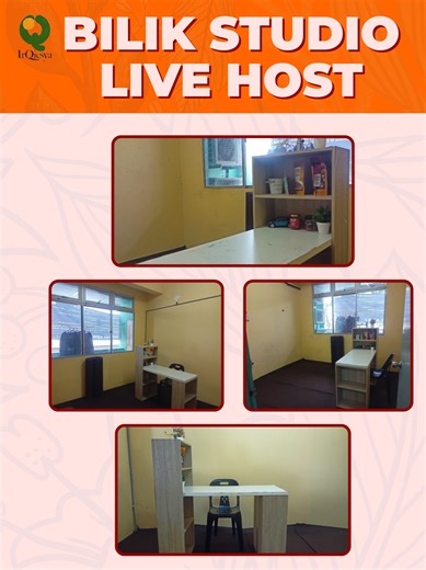 🏡 SEWA BILIK STUDIO LIVE HOST 📍Bertam Indah, Kepala Batas Studio selesa dan sedia digunakan 🛏️ Sesuai untuk: 🔹Podcast, Talkshow, Promosi 🔹Rakaman Video & Streaming 🔹Facebook | YouTube 💬 Berminat? Klik Link di Bawah! www.wasap.my/60174824318/SewaBilikStudioLiveHost