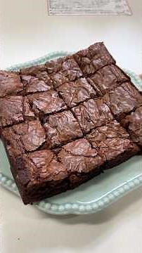 Recommended for Valentine's Day! How to make rich and chewy fudge brownies #shorts #Valentine