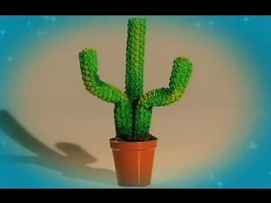 Mister Maker | How to Make a Bubble Wrap Cactus