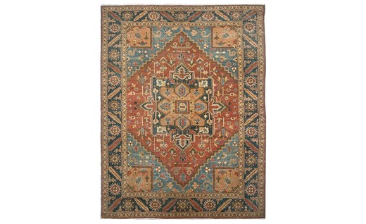 Antique Afghan Bidjar Rug: 6.5x9.5 Ft, Handwoven Wool Medallion No Pile - Etsy