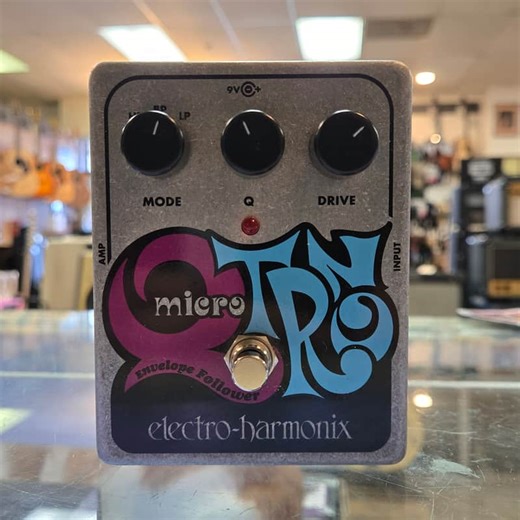 Electro-Harmonix Micro Q-Tron Envelope Filter 2006 - Present - Silver / Black / Blue | Reverb