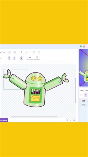 Creating Sprite Animations to Minecraft Music #scratch #shorts