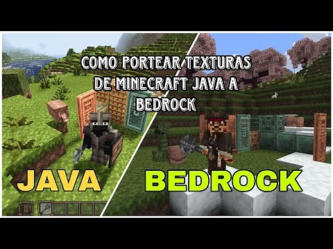 COMO CONVERTIR TEXTURAS DE MINECRAFT JAVA A BEDROCK FACIL Y RAPIDO PARA LA 1.21