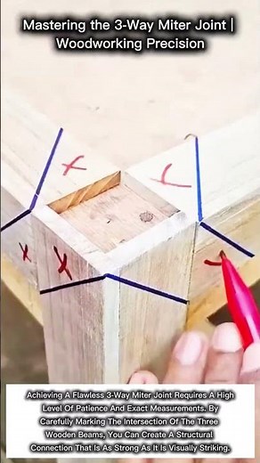 Mastering the 3-Way Miter Joint | Woodworking Precision