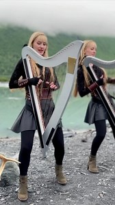 Oh goodness!! Thank you for 20,000 views in less than 24 hours for our new double Electric Harp and double Viking Drum 🤘🏻 PAINT IT BLACK 🤘🏻 (The Rolling Stones) music video with Volfgang Twins! 🔥🔥 Watch or re-watch! https://youtu.be/SjjtDFqsb-A | Harp Twins