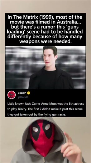 The Matrix Scene With the Flying Gun Racks 🤯