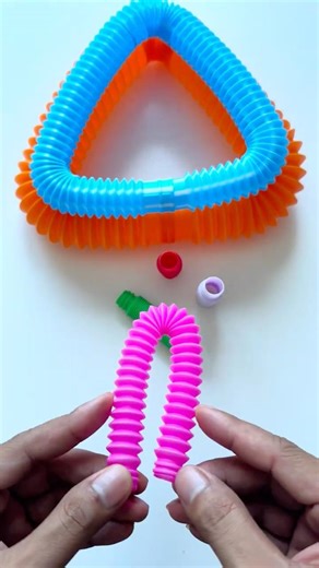 Creating ASMR Color POP-TUBE | Calm Mix #asmr #diy #relaxing