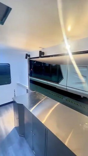 Orange RV Food Trailer | Mobile Food Truck