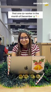 620K views · 24 reactions | That one coworker brings December energy to the office ✨ #christmas #officechristmas #celebration #alleyesonyou bewakoofoffcial | Bewakoof.com | Facebook