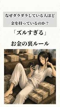 なぜダラダラしている人ほど金を持っているのか？「ズルすぎる」お金の裏ルール