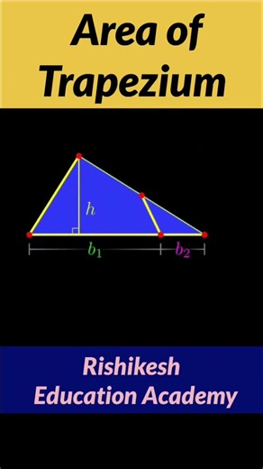 Amazing Concept: Area of Trapezium #viralshorts #rea #rishikesh #rishikesheducationacademy