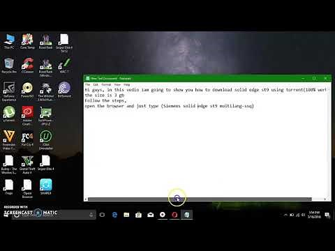 Download solid edge st9 (100% working) using torrent....