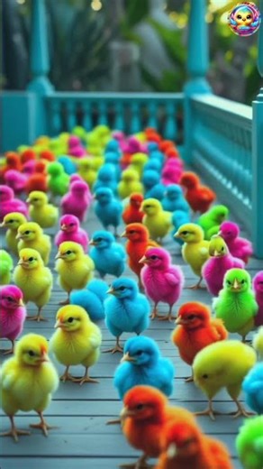 ✨ Meet Rainbow The Majestic Chicks 💛 #birds #animals
