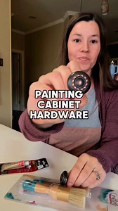 6.8K views · 16 reactions | Painting kitchen cabinet hardware with...