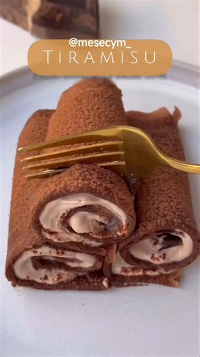 🥞☕ My Fluffy Crepes Recipe 😍 EGG-FREE SUGAR-FREE TIRAMISU👍🏻