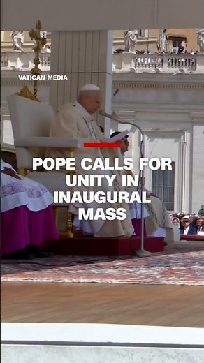 Watch Pope Leo XIV's inaugural Mass in St. Peter's Square
