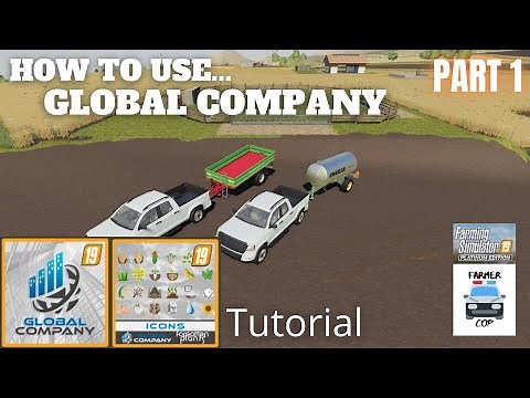 How To Use Global Company Part 1 - Farming Simulator 19