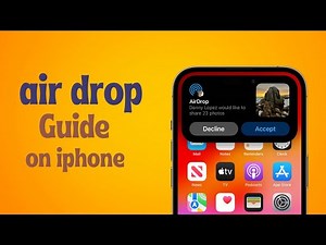 How To Enable Airdrop On IPhone- Full Guide