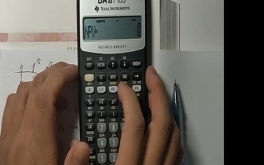 金融计算器怎么用？以NPV和IRR为例