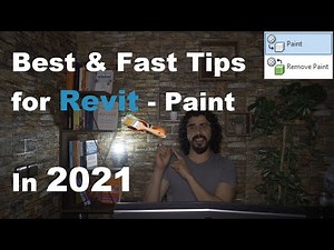 Learn Revit 2021 Fast Tips and Quick Tutorials - Paint Tool