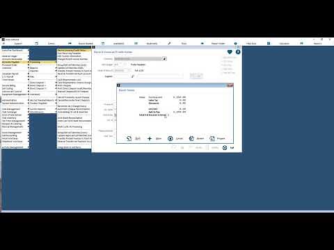 Accounts Payable - Enter an Invoice