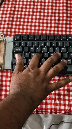 Morse code using a standard computer keyboard