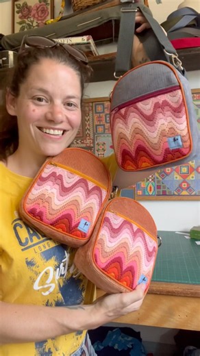 One forgotten Bargello needlework later… #upcycling