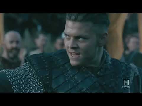 Vikings S05E10 Ivar walks battle speech Scene HD