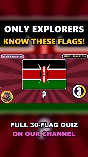 Only Explorers Know These Flags! 🚩 Hard Flag Quiz for Kids