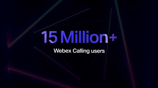Webex Calling now has over 15 million users across 150 markets globally. Learn more about Webex Calling or get a live demo: http://cs.co/61865kwKE | Webex