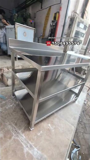 SS TABLE #sstable #sscounter #stainlesssteel #southindian #kitchen #trend #viralshort #viral #yt