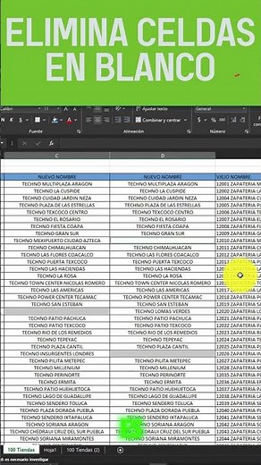 🔖Tip to delete BLANK CELLS or ROWS 💻 #Excel #superexcel #cells #excelrows #DELETE #yt
