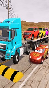 121K views · 1K reactions | Impossible Water Hauling! Monster Truck + Flatbed Trailer Physics Test | BeamNG Drive #BeamNG #fblifestyle #beamngdrive | Ai Creation | Facebook