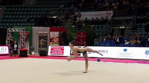 8.9K views · 357 reactions | Ana Luiza Filiorianu is back! After her tremendous injury of the last year, she presented her new ball routine at the Italian Championship ( Serie A) Never Give Up! #mondaymotivation Check out the section “Video“ of the Page to see other new routines performed at the Serie A! | Rhythmic Gymnastic World | Facebook