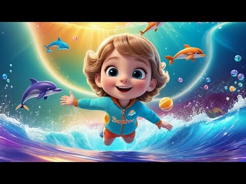 Swimming Song – Ocean Glow Adventure | Fun Underwater Nursery Rhyme for Kids | Magical Sea Journey