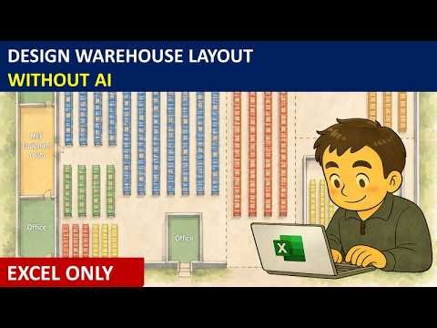 I Design Warehouse Layouts Without AI (Here's My Excel Method)