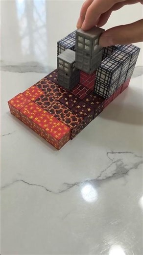 Building a Safe Home in the Nether 🔥 | Hell's Sanctuary | Magnetic ASMR