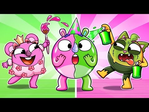 Princess Pink 👑💗 or Zombie Green? 🧟‍♂️💚 Spooky Song for Kids!